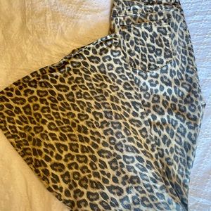 Judy Blur Leopard Bell Bottoms